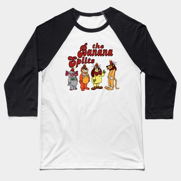 Classic banana splits Baseball T-Shirt by Utopia Art & Illustration